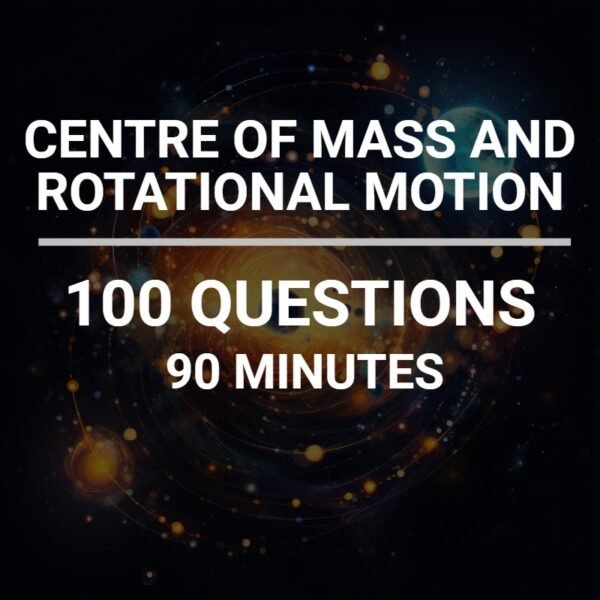 Center of Mass and Rotational motion Quiz (03)